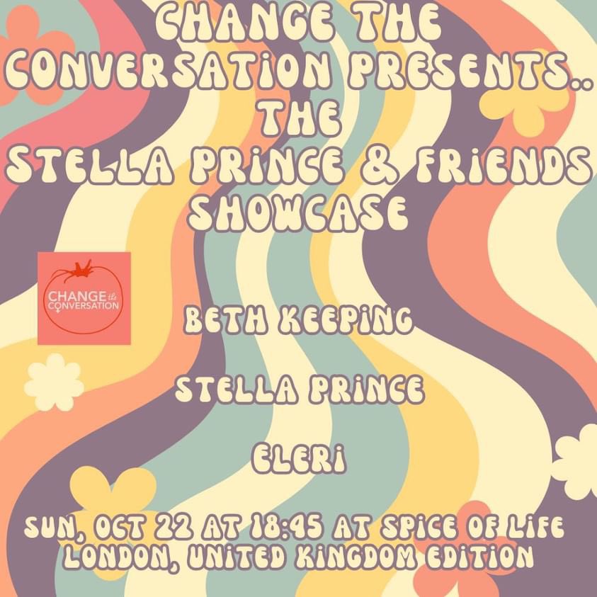 This Sunday 22nd! I’m playing a showcase with @changetheconvo at Spice of Life in London. Tickets: wegottickets.com/event/592074/