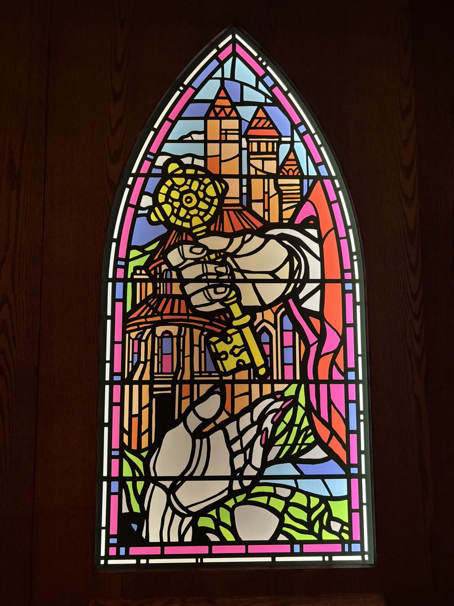 rhilikestea's tweet photo. In my stained glass inspo era hehe- this exhibit was so sick at MoPop . I will be drawing moreee https://t.co/eWok7NiLgq