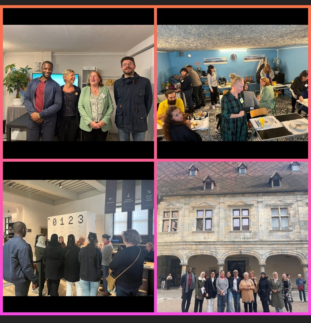 Semaine de l'intégration des femmes : merci à nos Partenaires #Musée du Temps #MKcoaching #besancon pour avoir permis ces moments qui favorisent le lien social et la reprise de confiance en soi #tousmobilises #avecpoleemploi Dispositif Territorial d'Accompagnement