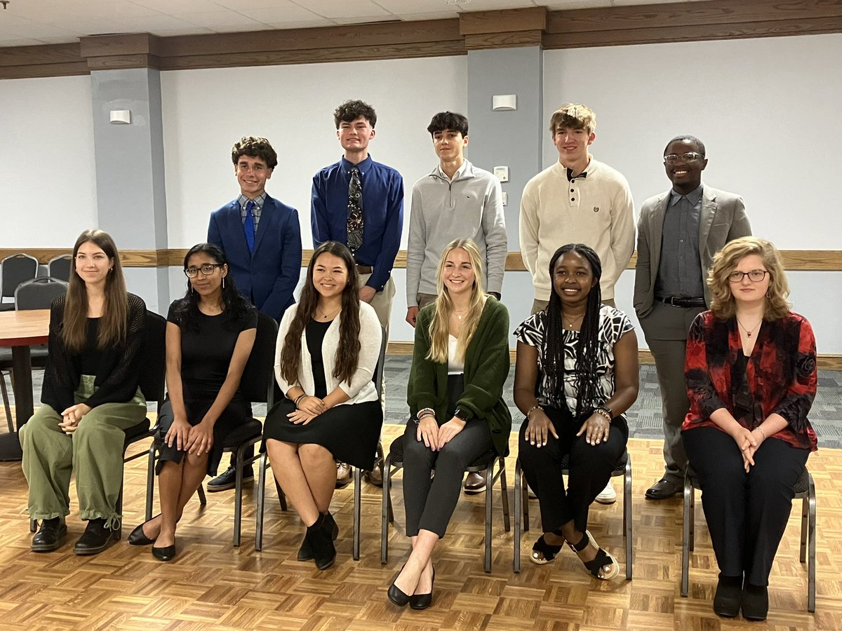 So proud of Seniors Taylor, Anna, &amp; Cait who represented MHS at the Elks Student of the Month luncheon today! 🐾💜💛<a href="/MaumeeHS/">Maumee High School</a> <a href="/maumee_schools/">Maumee City Schools</a>