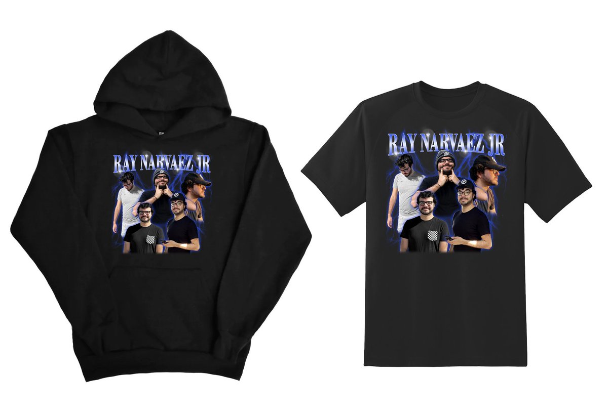 This holiday season prove how much you love @RayNarvaezJr with the ultimate fan shirt and hoodie! Will be available in Small - 4XL ⚡️💙