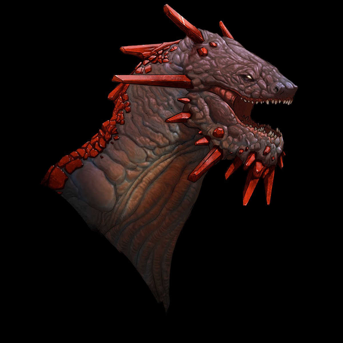 ffutureghost's tweet image. Ruby Gemstone Dragon portrait for an upcoming
@helloMCDM project called The Talent.   

#art #illustration #dragons #ttrpg