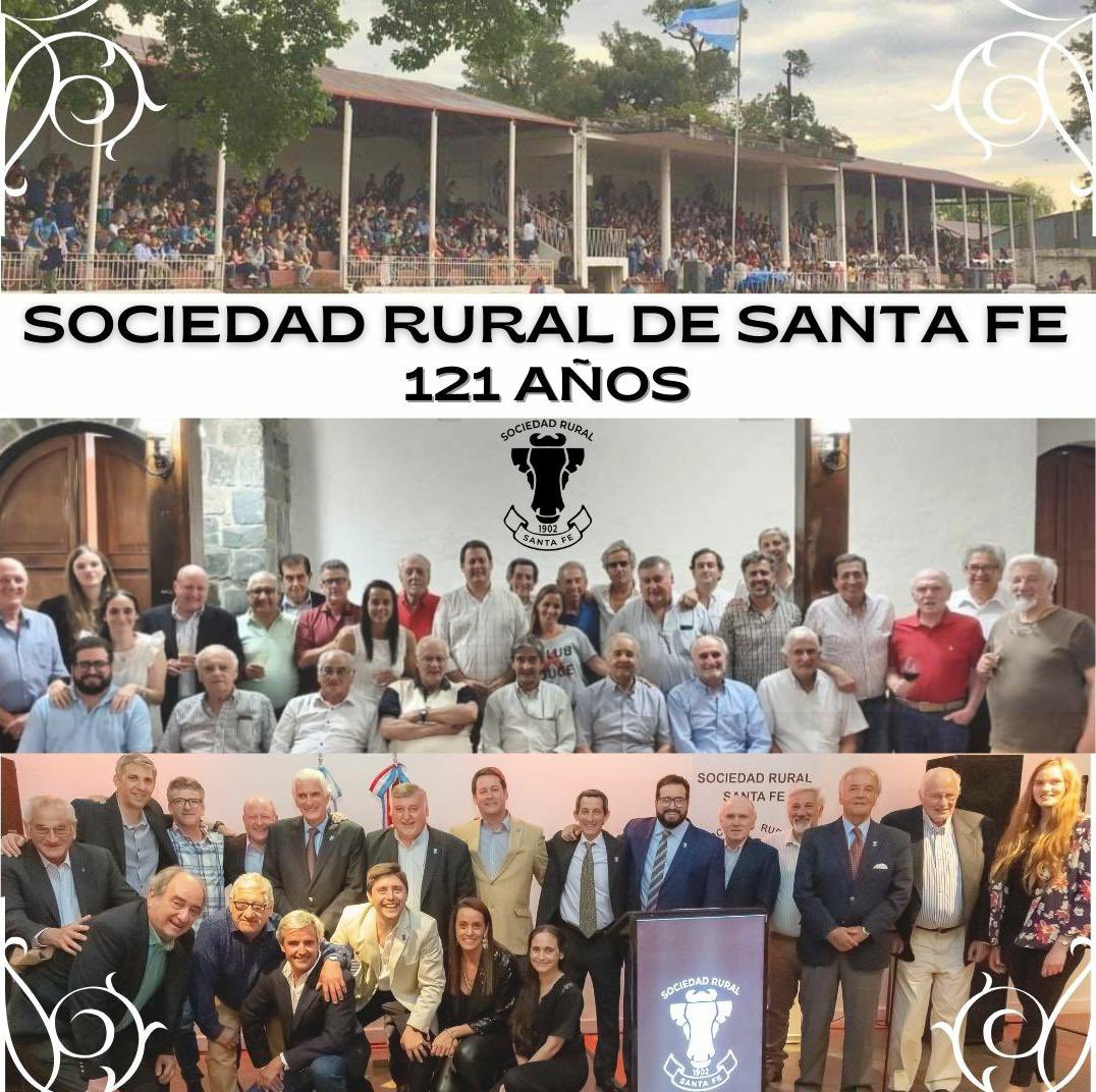 SocRuralSantaFe's tweet photo. El 19/10/1902 nacía esta entidad por la iniciativa de un grupo de pioneros convencidos en el desarrollo de la región y del país. 

Hoy, a 121 años, los socios y directivos de la @SocRuralSantaFe mantienen el legado con las mismas convicciones. 

Hoy celebramos nuestros 121 años! https://t.co/dsDUurFpdi