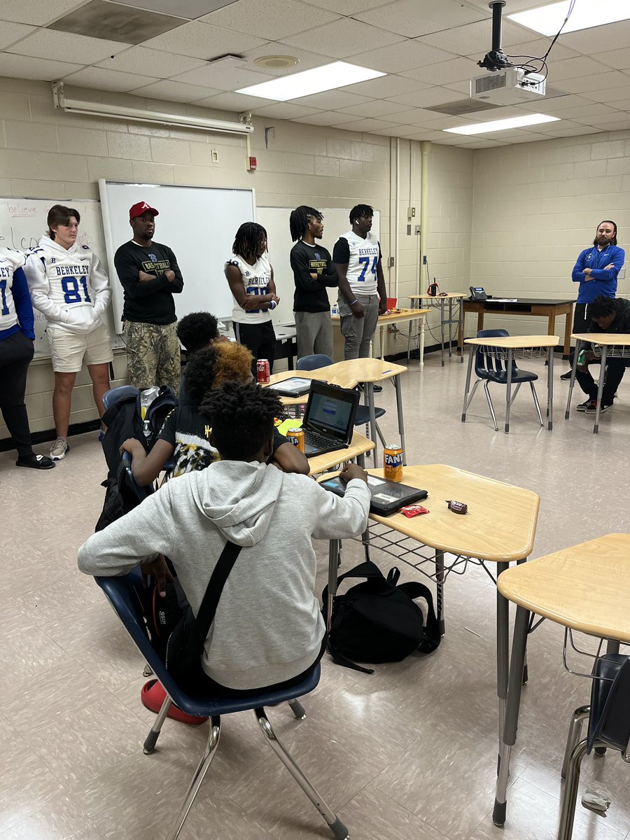 Speaking with some young Stags about what it takes to become a Stag was great today! #GradesMatter #MakingGoodDecisionsIsImportant #YoungStags