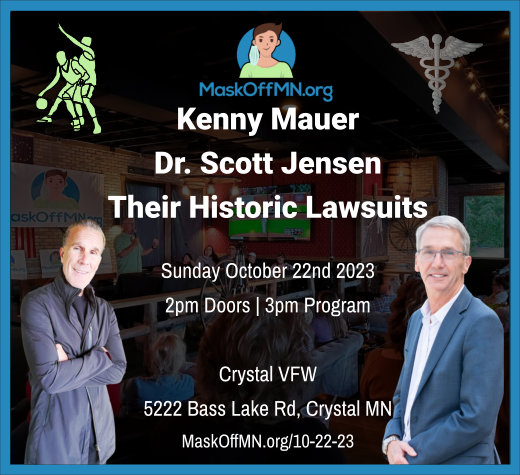drscottjensen's tweet photo. Join @KenMauerFreedom and me at the Crystal VFW this Sunday. We are at a pivotal juncture in our collective journey towards reclaiming our freedoms and truths in the midst of ongoing tyranny.

I hope you'll join us.

https://t.co/oEl7D3e7Ji https://t.co/TePHlz4MNg