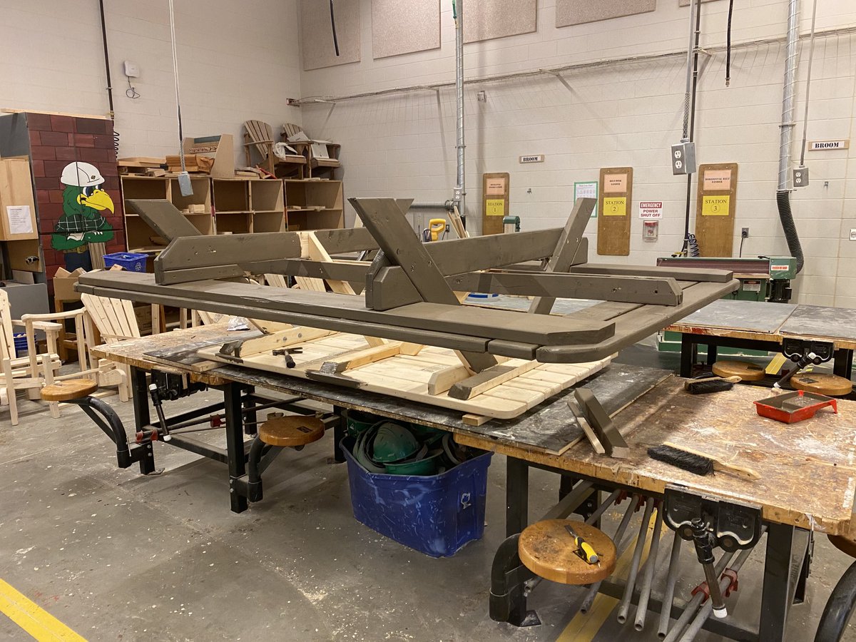 Construction (@sjcmarty) on Twitter photo Building some Auction items in Construction class <a href="/SJCEagles/">St. John's College</a> for this year’s Elimination Draw. The highest bid gets to take home this beautiful solid 8+ seater wrap-around picnic table. Come join us on Saturday, Nov. 4th for a great meal, auction and a chance to win $2000 Building some Auction items in Construction class <a href="/SJCEagles/">St. John's College</a> for this year’s Elimination Draw. The highest bid gets to take home this beautiful solid 8+ seater wrap-around picnic table. Come join us on Saturday, Nov. 4th for a great meal, auction and a chance to win $2000