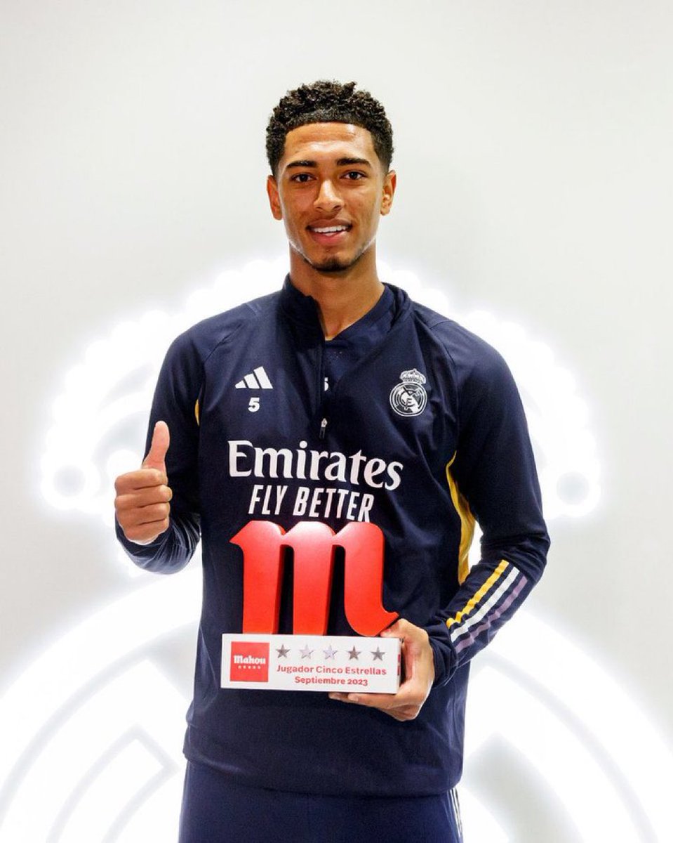🚨 OFFICIAL: Jude Bellingham is Real Madrid’s player of the month.