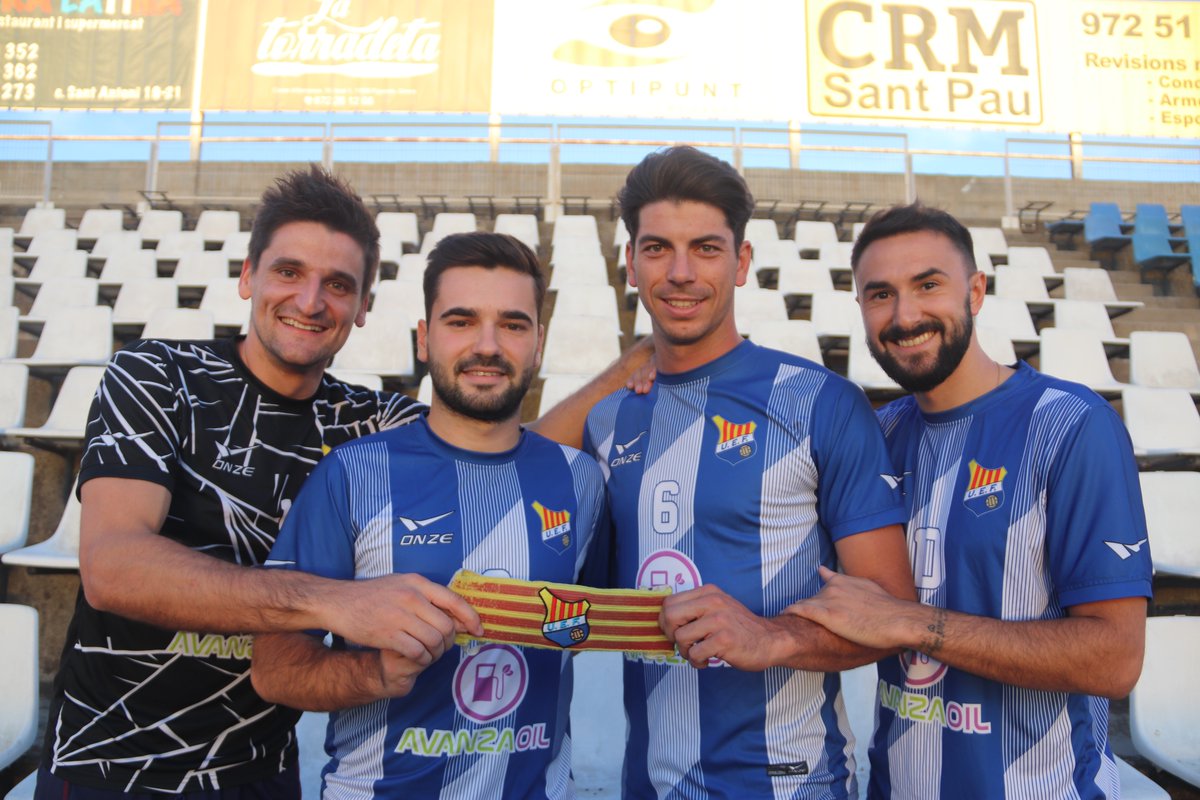 UEFigueres's tweet photo. 📸 Aquí teniu la fotografia dels nostres 4 capitans, per la temporada 2023-2024:
2️⃣ Pol Tarrenchs
6️⃣ Pol Play
1️⃣ Quinti
🔟 Ferrón https://t.co/RzagOH1Jg4