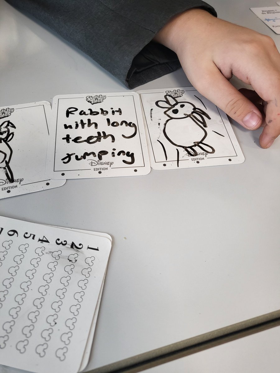 LeighRainham's tweet photo. Our co-curricular programme has been so popular this module. In games and lego club students have been playing Sketchy tales. It is a great game that supports communication and social skills. https://t.co/nxfAKxTzhs