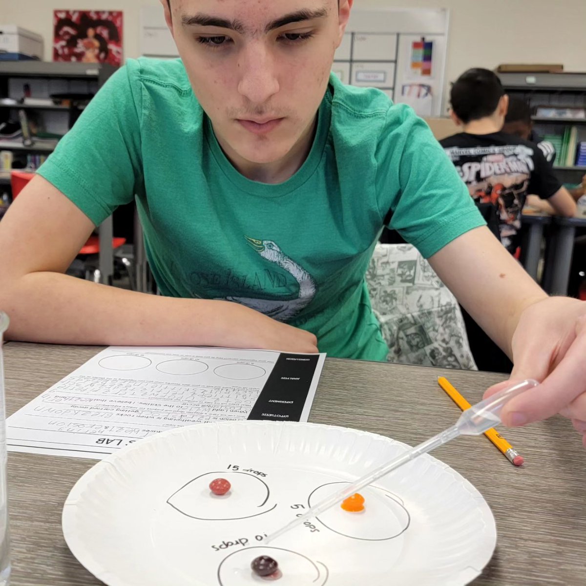Combining two of my favorite things: candy and science! Today, we used Skittles to show weathering and erosion.