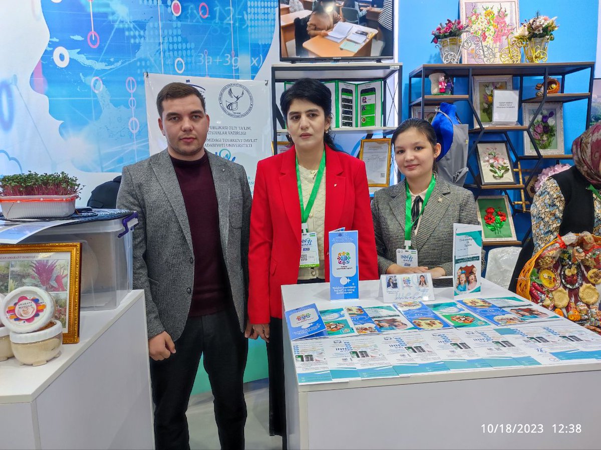 Doston_Hamroev's tweet photo. Toshkent Davlat O'zbek tili va adabiyoti universitetidagi bitta ustozim bitta loyihalarini qilishda yordamlashgan edim
Shu ishni inno week doirasida ko'rgazma qilishayotgan ekan.
#innoweek
https://t.co/p1JmSn4s3p https://t.co/qV2wM8xD42