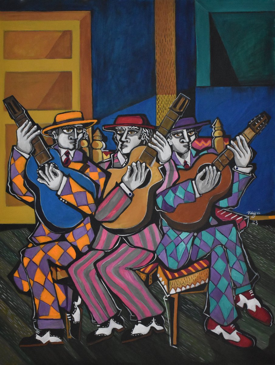 Three Flamenco Guitarists