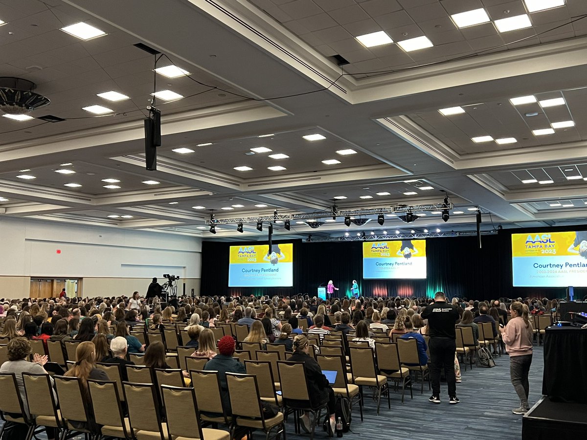 A few thousand of our closest library friends #aasl23