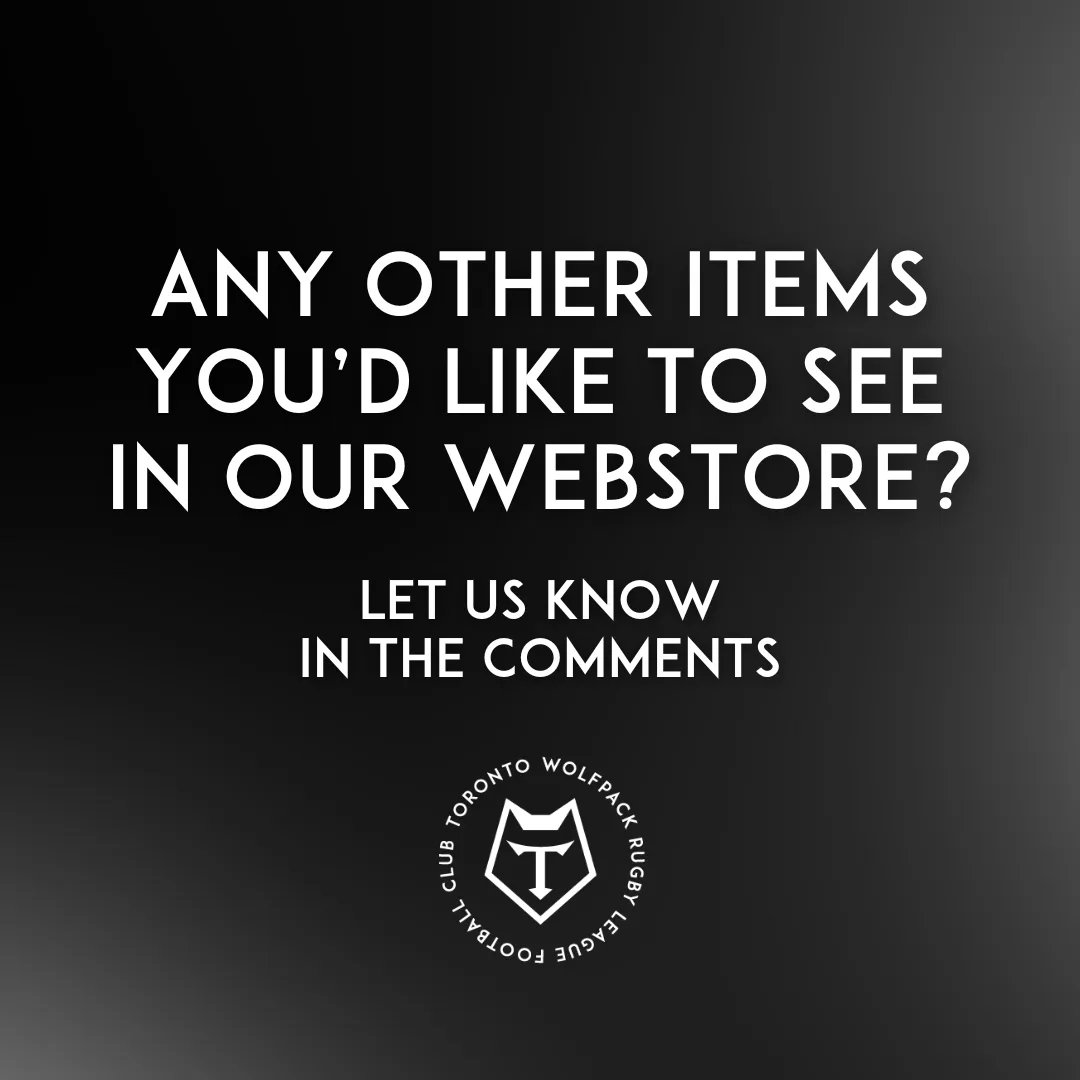 We have some exciting updates to our online store:

🐺 New items, including toques and scarves
🐺 Select hats and shirts for under $30 CAD
🐺 Discounted items
🐺 10% off all orders $150+ CAD

Visit torontowolfpackstore.com to shop!

Not seeing an item you want? Let us know below!