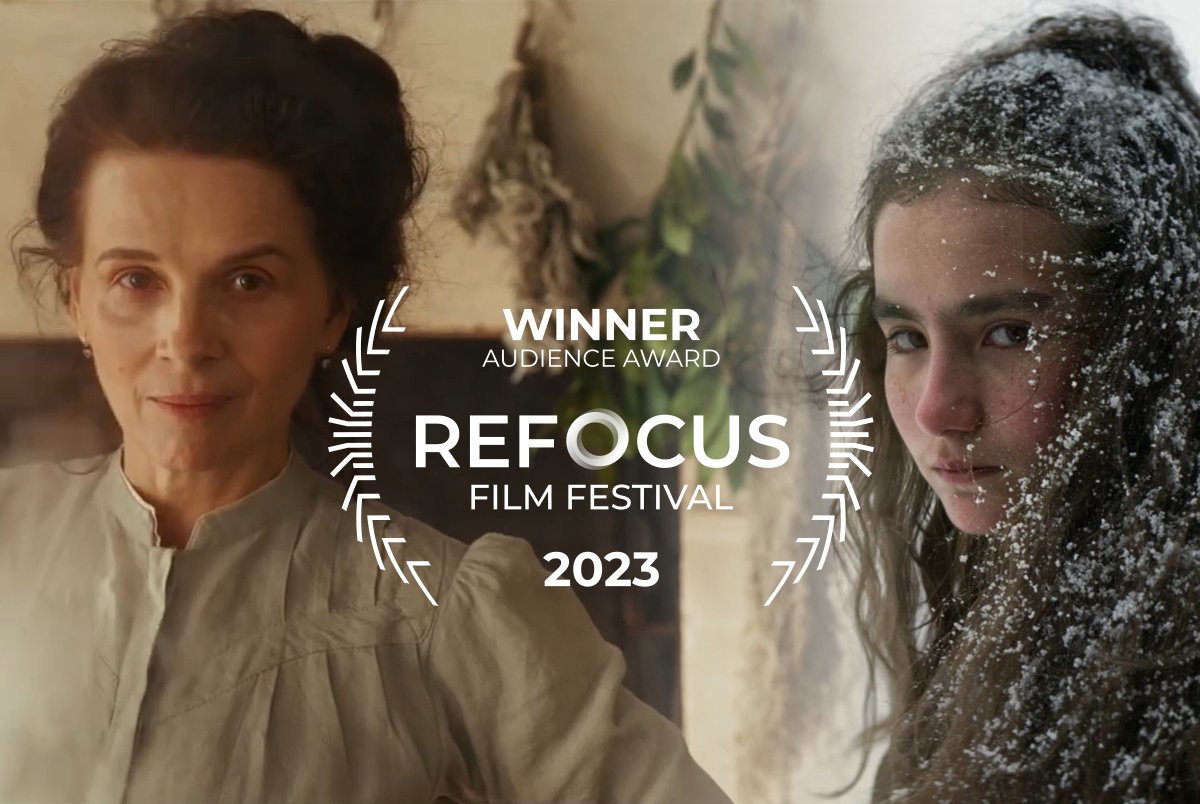 Congratulations to our dual Refocus 2023 Audience Award Winners!

THE TASTE OF THINGS
ABOUT DRY GRASSES

This year we introduced the Refocus Audience Award for all films in the official selection. In a surprise none of us saw coming, we had an exact tie!