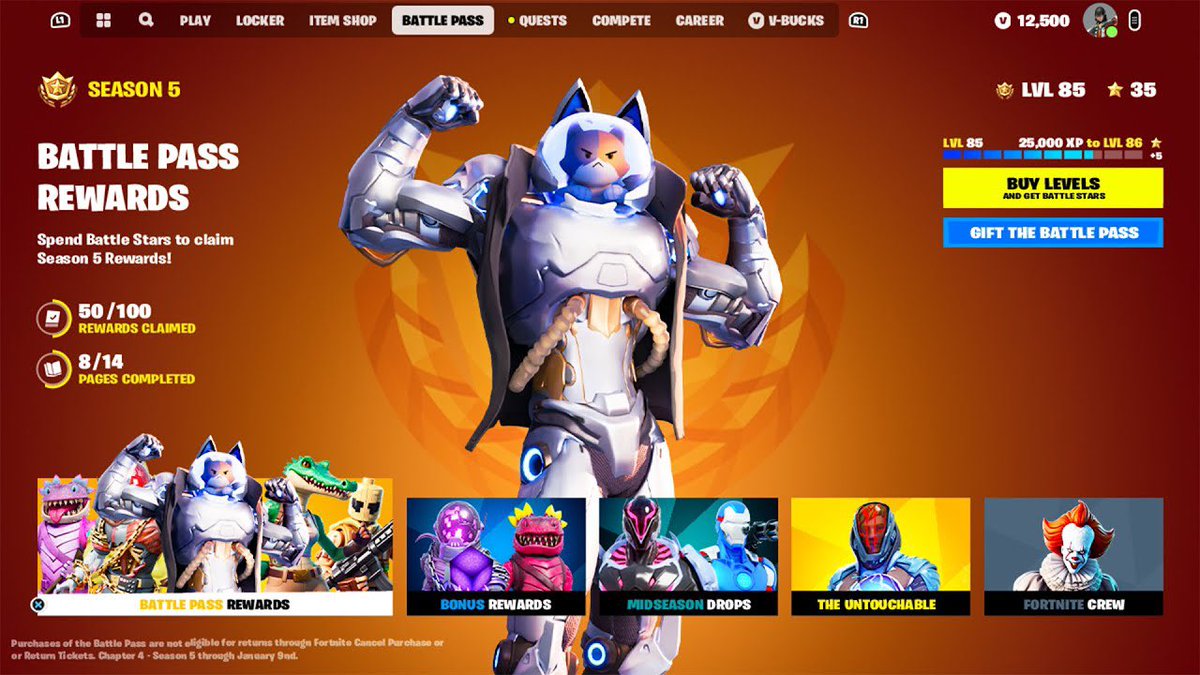 FortniteFNLK's tweet photo. Fortnite Chapter 4 Season 5 Battle Pass https://t.co/g3fqX7TC9I
