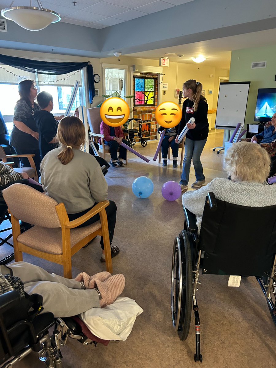 It warmed my heart to watch these <a href="/PrideInThePaw/">YorkdaleCentral</a> kiddos interact with residents from the nursing home today. ❤️