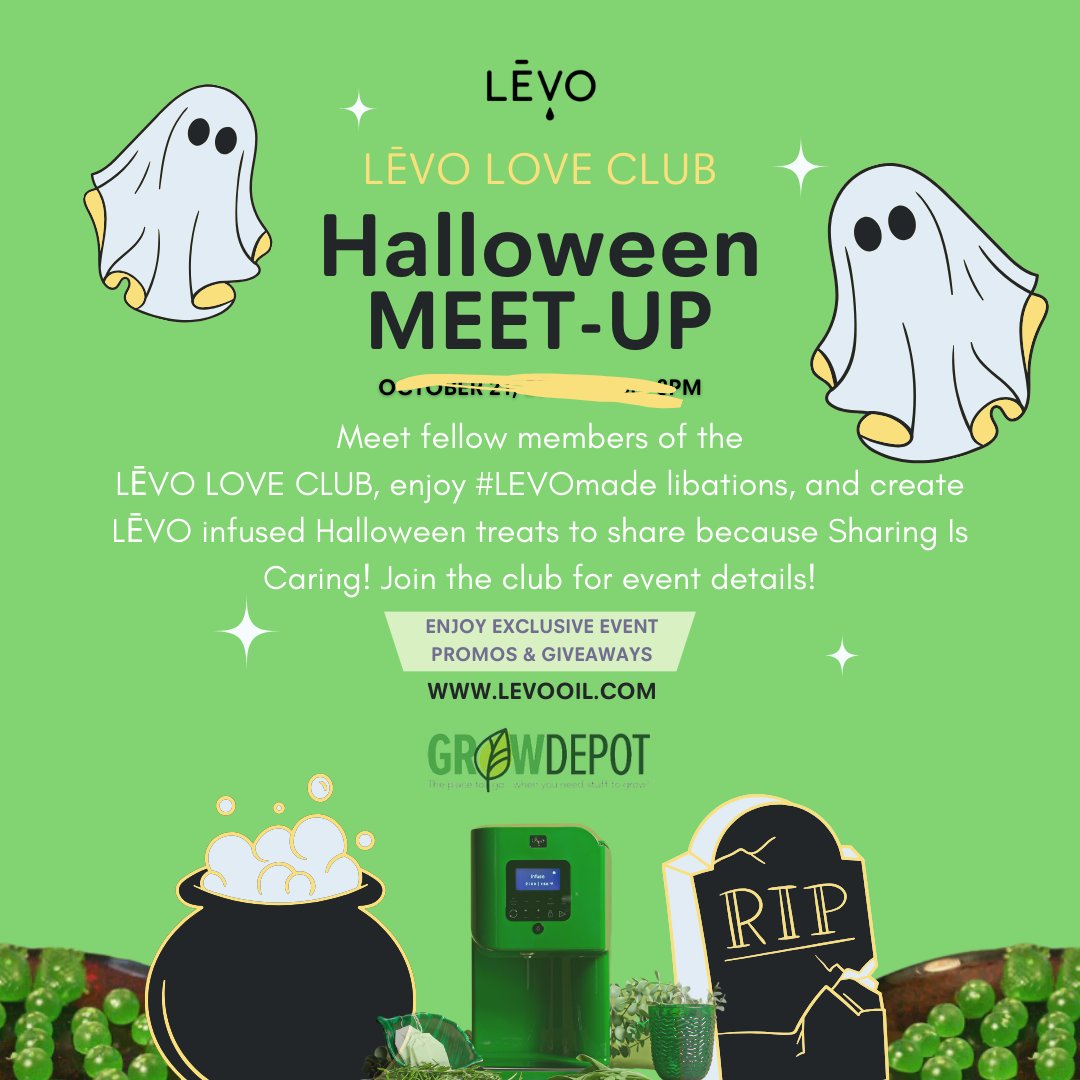 ✨🚨 We are SO excited for our VERY FIRST LĒVO Love Club MEET-UP at The Grow Depot in VIRGINIA BEACH, VA this SATURDAY! 🌿 ✨🚨 𝐉𝐎𝐈𝐍 the #LEVOLOVECLUB on Facebook, via the link below, for event time, details, and updates! ✨🚨 𝐌𝐀𝐊𝐄 𝐒𝐔𝐑𝐄 𝐓𝐎 𝐑𝐒𝐕𝐏 via the link…