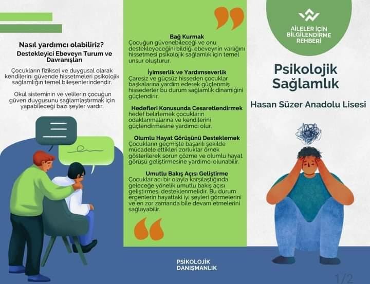 hsalkurumsal's tweet photo. PSİKOLOJİK SAĞLAMLIK

Aileler İçin Bilgilendirme Rehberi

#HSAL #PSİKOLOJİ #REHBERLİK https://t.co/OmuG3HCg19