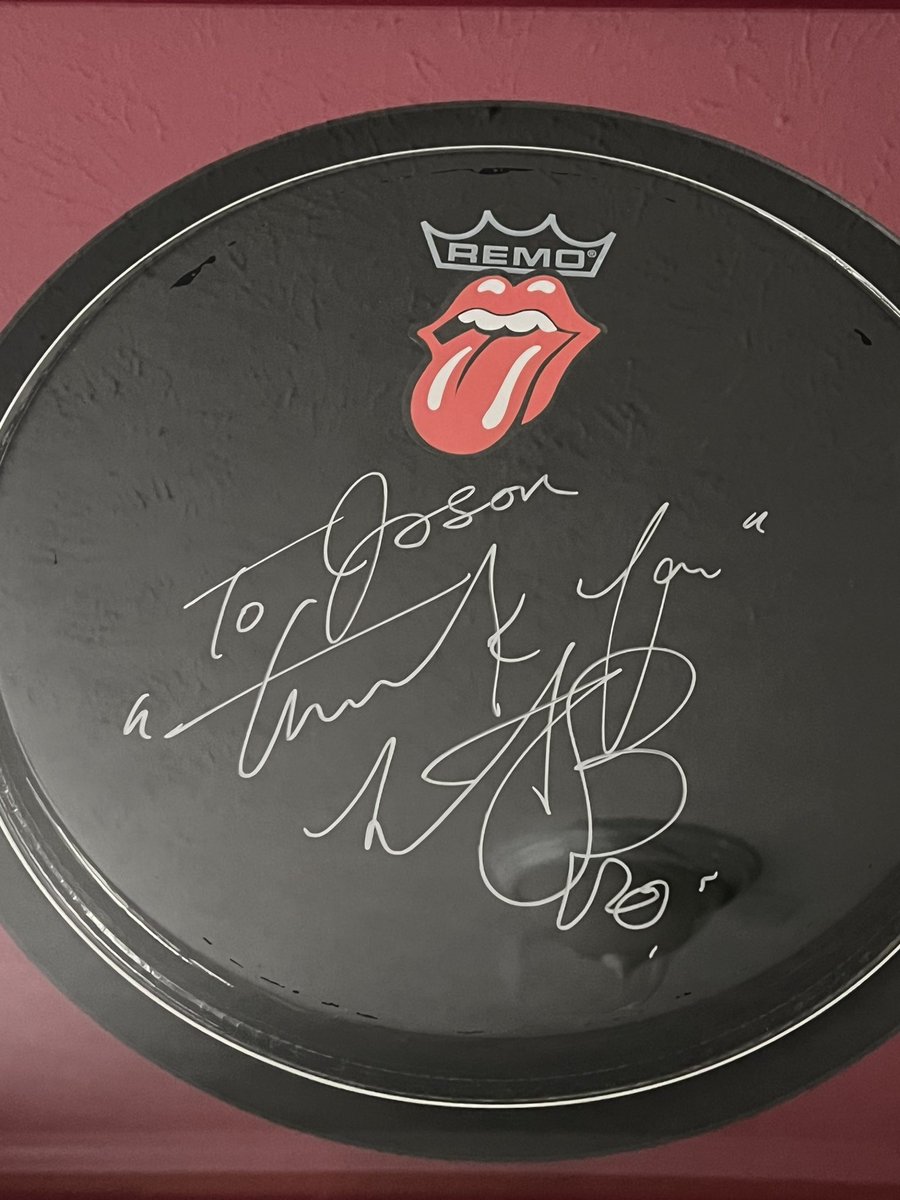 themonkey311's tweet photo. @RollingStones @officialKeef @MickJagger @ronniewood 
Tonight at, I’ll be listening to #HackneyDiamonds on iTunes. In celebration, I immortalized the Stones this afternoon! Would you guys want to send me a signed copy of the to hang next to my Charlie Watts drumhead?! https://t.co/Ms7IDhhqaE