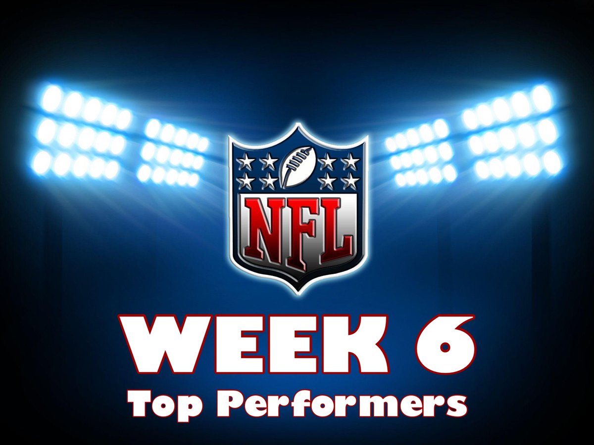 #BroItsFootball Top Performers of NFL Week 6!

*Every week we will highlight the performances  2 QBs, 2 RBs, 2 WRs/TEs, and 2 defensive players from each conference*

Here is the week 6 thread! 👇🧵

#NFL    #NFLTwitter    #NFLWeek6 #TopPerformers #Stats #Rankings #Football