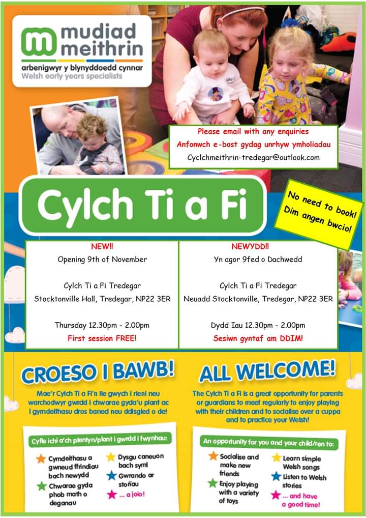 CeriMudiad's tweet photo. ⭐NEW!!⭐

Ti a Fi Tredegar opening on 9th of November. No need to book just come along 🙂👍

⭐NEWYDD!!⭐

Ti a Fi Tredegar yn agor ar y 9fed o Dachwedd. Does dim angen archebu dim ond dod draw 🙂👍 https://t.co/cD66VuTr89