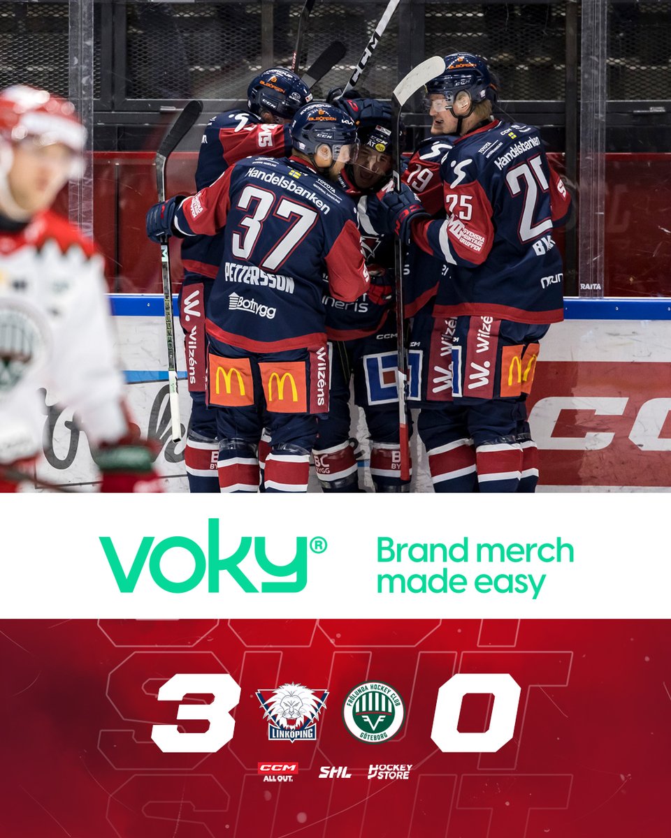 LHChockey's tweet photo. VINST! Tre poäng och Högberg med säsongens första nolla!

🚨 Målskyttar LHC: Broc Little, Filip Bystedt och Vilmos Galló https://t.co/wsknciefTP