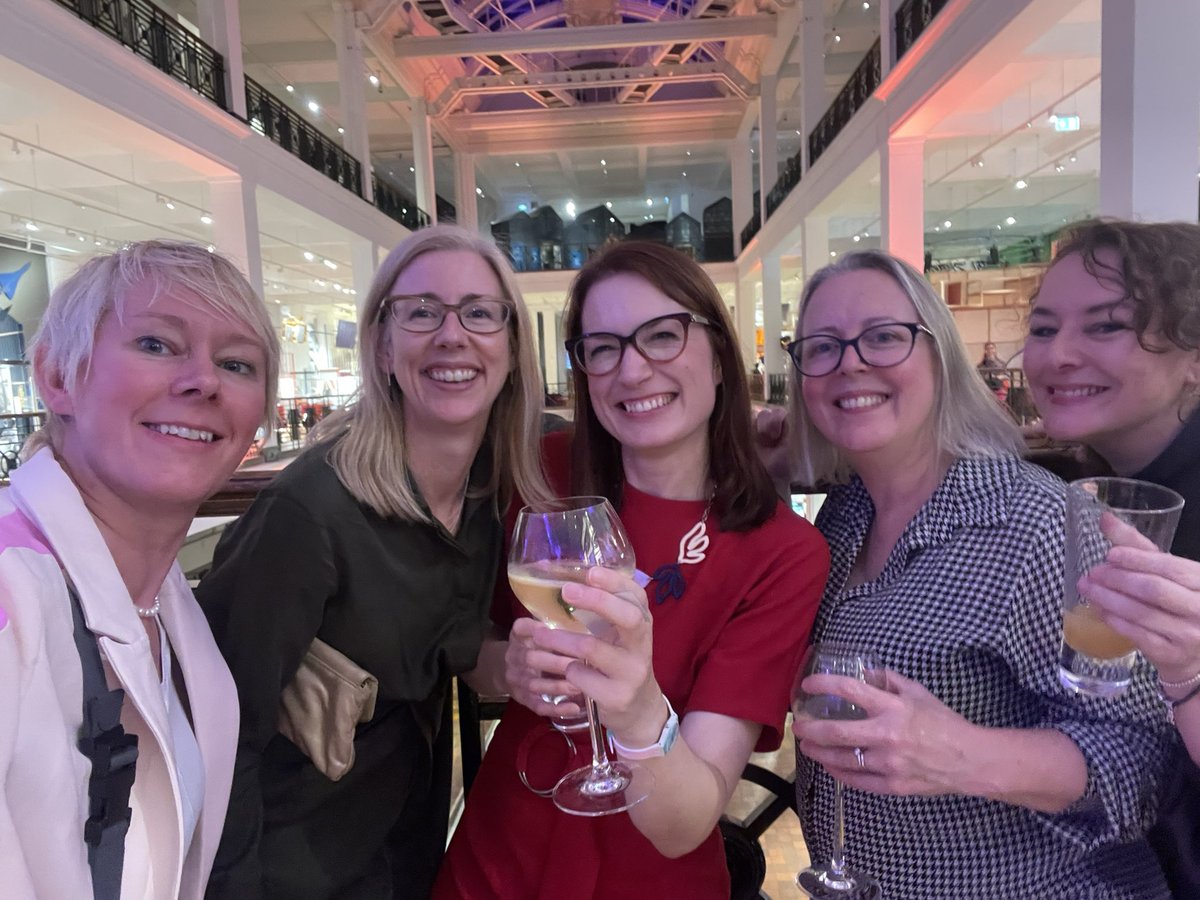 Here are some of the fab people behind the @sciencemuseum exhibition Turn It Up:The Power of Music (which I’m proud to have helped design with @sim_manchester): Emily Scott-Dearing @RaisingGinger, Felicity Paynter @felicitypaynter, Alex Lamont @Alex_Lamont & Dawn Rose @DawniDrums