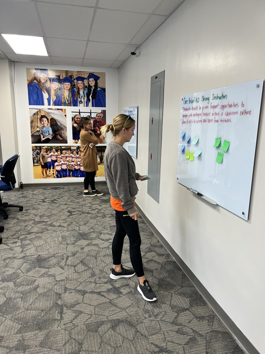 DrMeganBrown's tweet image. Our K-5 ELA teams had a super productive curriculum writing day!  We started off with great conversations and big thinking around core beliefs and then dove back into our developing curriculum templates.  Always fun to dig deep into teaching and learning! #limitlesslearning