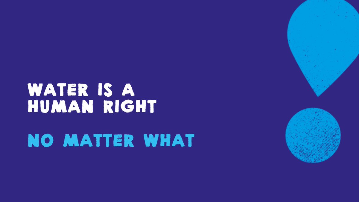 Everyone, everywhere, has the right to water. 

No matter what. 

#water #righttowater #justice