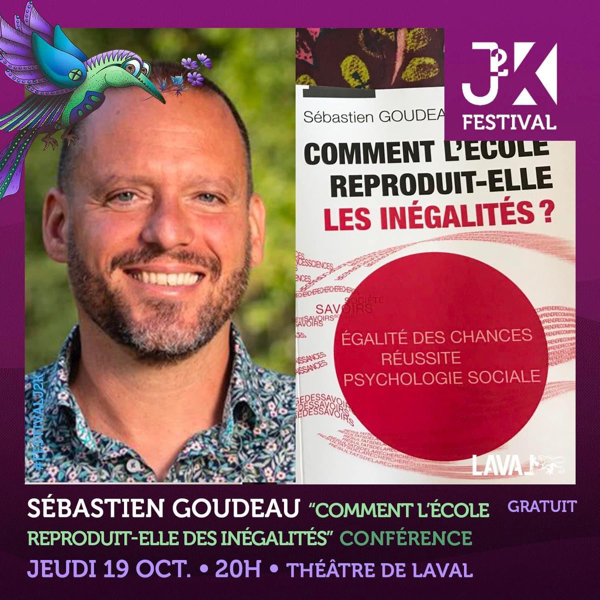 #festivalj2k #audeladudivertissement Ce soir 20h au @letheatrelaval avec <a href="/Seb_Goudeau/">Sébastien Goudeau</a> #laval #lavalmaville #mayenne #education #paysdeloire