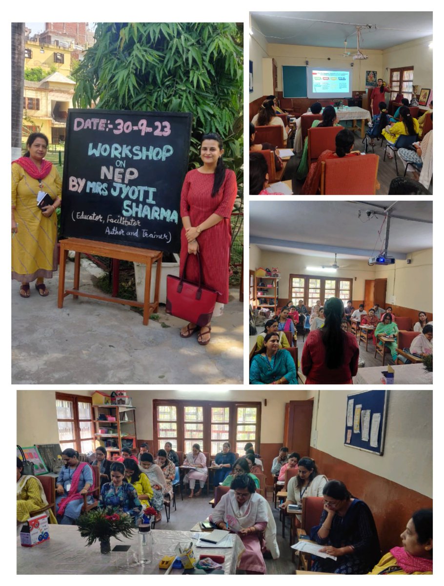 Empowering the Future: Sharing insights on the National Education Policy (NEP) during an engaging workshop
Education is the key to progress, and I'm proud to be part of this transformative journey.
📍RRL High school, Jammu 
#NEP #EducationForAll