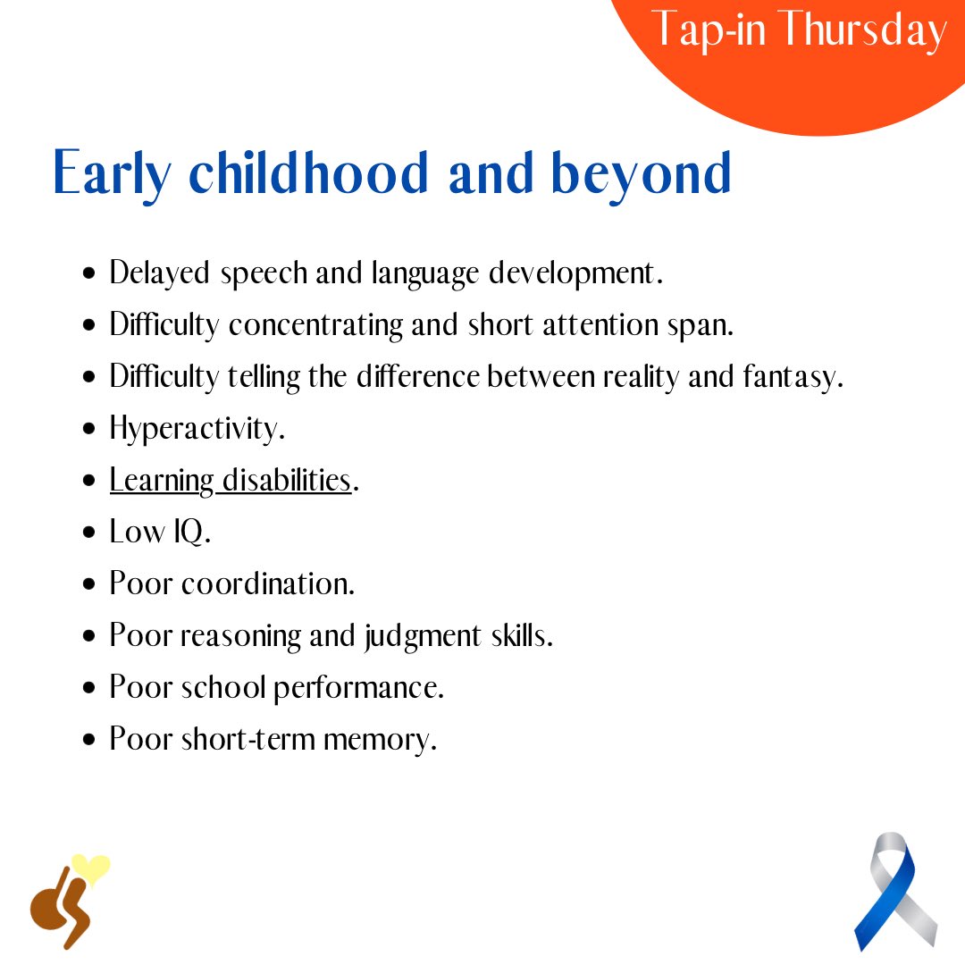 This week on Tap in Thursday we are looking into the Early Signs of fetal alcohol spectrum disorder 🥃

Please feel free to share your thoughts in the comments 💛