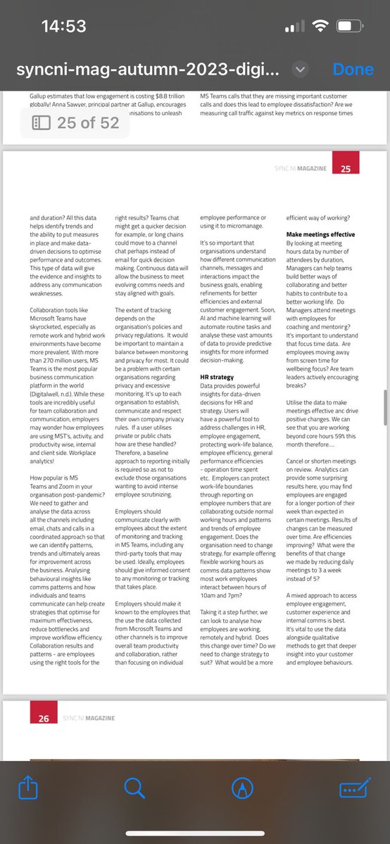 super insightful articles published in this months big data feature in SyncNI including one of our own thanks to all at Syncni and we hope you have a super successful Big Data Belfast 23 conference next week #syncni#analyticsengines#kainos#EY#DanskeBank#FirstDerivatives#CME#CGI