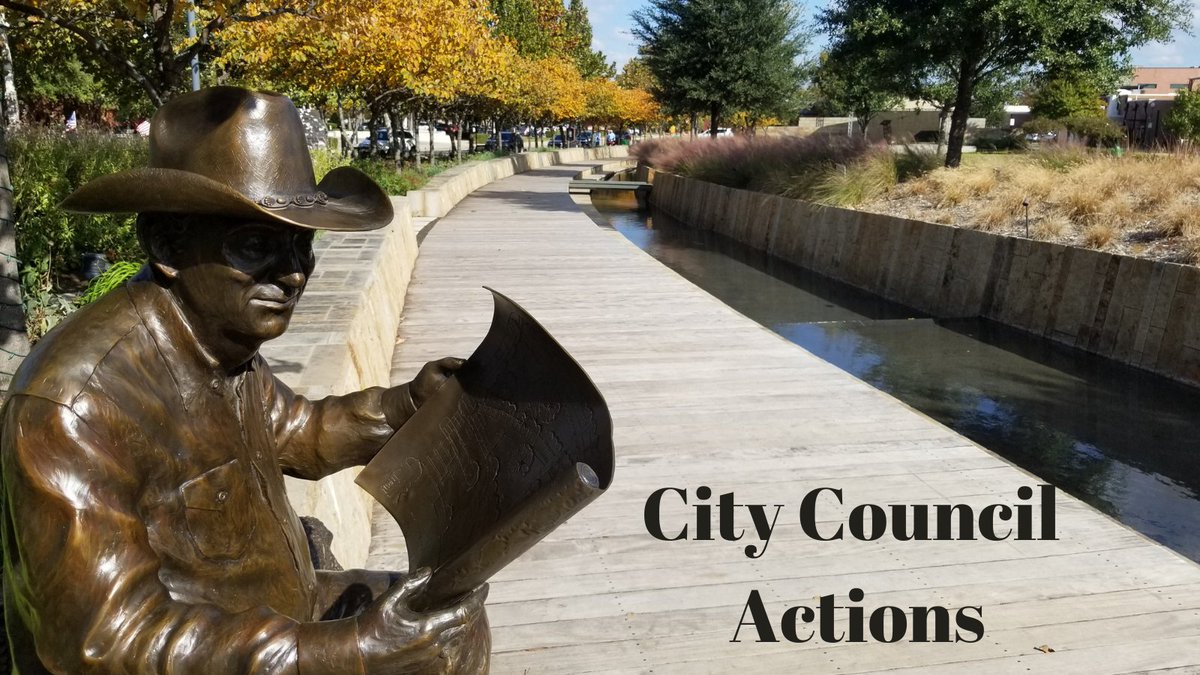 Actions from the Lewisville City Council meeting that was held on Monday, Oct. 16, 2023. - loom.ly/hves2yg