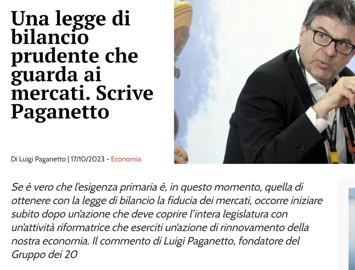 Luigi Paganetto tweet media