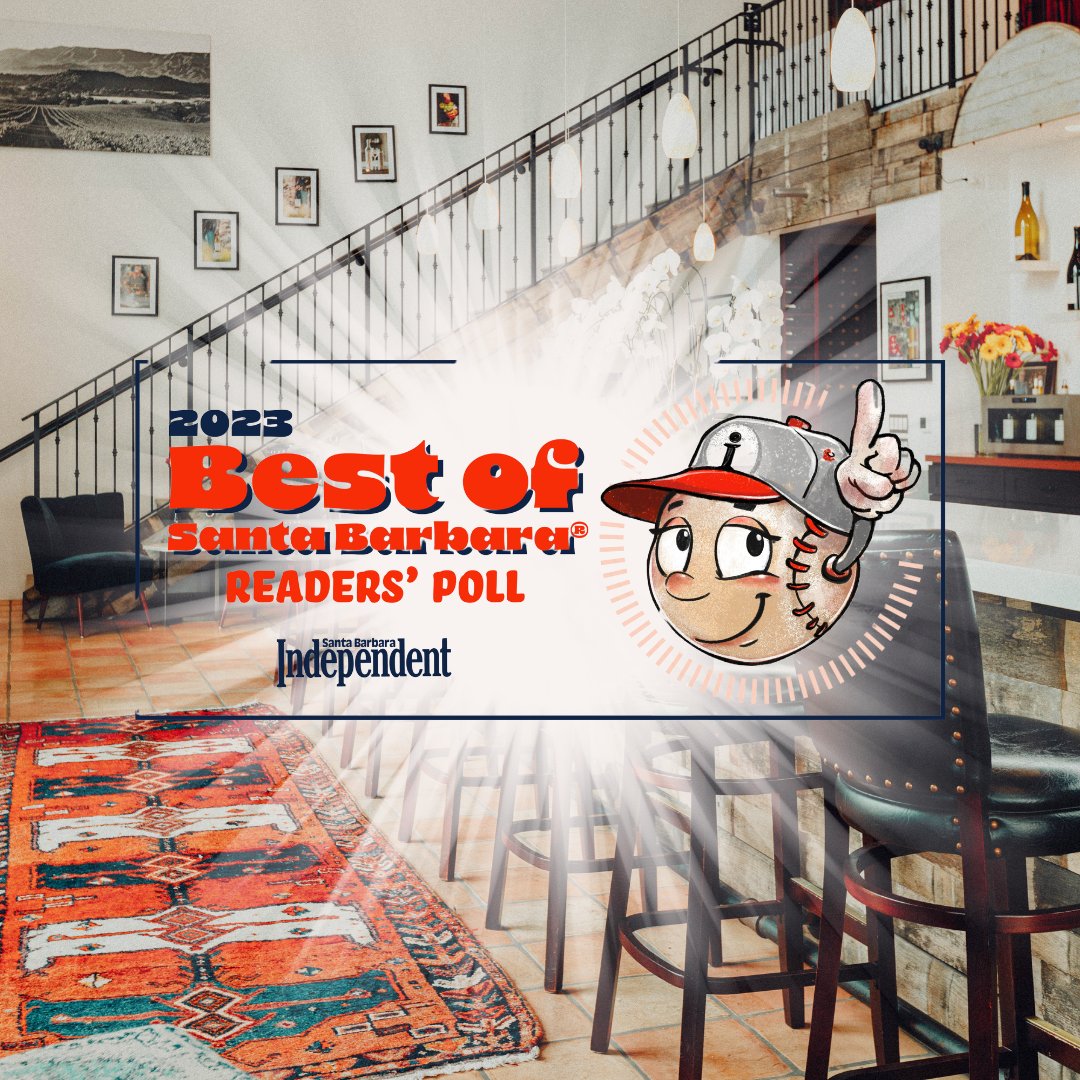 It's Official! 

Margerum has been named "Best Urban Tasting Room" by The Independent! We are thrilled to reclaim the title from 2021 and offer  an award winning wine tasting experience.

🥂 Cheers to all of the fabulous nominees who help make a great experience in SB!