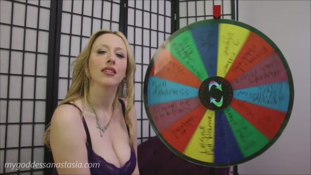 Can any of you read what is spinning on this wheel lol and what the wheel game is? #femdom #femdomgames<a href="/tag/femdom"class="tags"><span>#femdom</span></a><a href="/tag/goddessworship"class="tags"><span>#goddessworship</span></a><a href="/tag/femdomgames"class="tags"><span>#femdomgames</span></a><a href="/tag/femdomc"class="tags"><span>#femdomc</span></a>