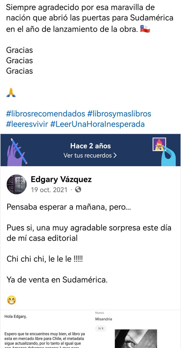 MarioVz33533336's tweet photo. #leer #LeerTransforma #leeresvivir #LeerEsCrecer #leeresvida #libros #librosrecomendados #librosymaslibros
#lectores #lectoresinfinitos #LectoresApasionados #librosymaslibros #librosyliteratura #lecturasrecomendadas #lectorescompulsivos #librosdigitales 

#demexicoparaelmundo https://t.co/y1pK9ZqgHz