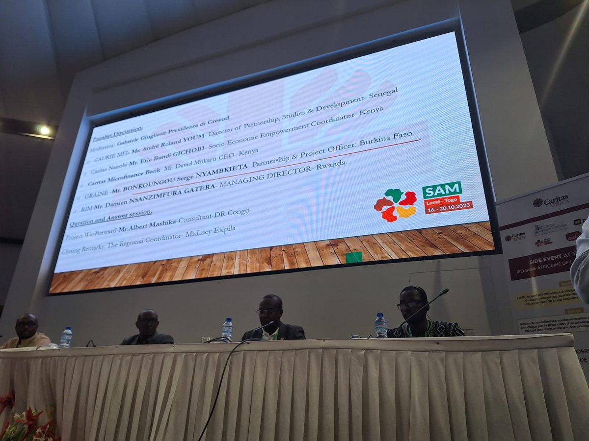 Caritas Africa (@caritas_africa) on Twitter photo Today Caritas Africa is hosting a side event at the Africa Microfinance Week in Lomé, Togo. Alongside @bancaetica , <a href="/CaritasItaliana/">Caritas Italiana</a> we have facilitated 22 representatives from various African countries to network and share learning on ethical microfinance and financial inclusion Today Caritas Africa is hosting a side event at the Africa Microfinance Week in Lomé, Togo. Alongside @bancaetica , <a href="/CaritasItaliana/">Caritas Italiana</a> we have facilitated 22 representatives from various African countries to network and share learning on ethical microfinance and financial inclusion