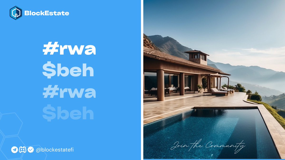 With a core focus on high-demand tourist-centric properties + real sustainable yield. <a href="/BlockEstatefi/">BlockEstate</a> is democratizing the real estate investment landscape 🏠🪙

The best time to get on the #rwa train was 2 years ago with a TVL of $31 million...    24 months later and a whooping