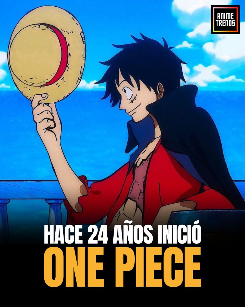 AnimetrendsLA's tweet image. El inicio de la aventura...

Un día como hoy, hace 24 años
se publicaba el primer episodio
de ONE PIECE en Japón...🏴‍☠️
#anime #toei