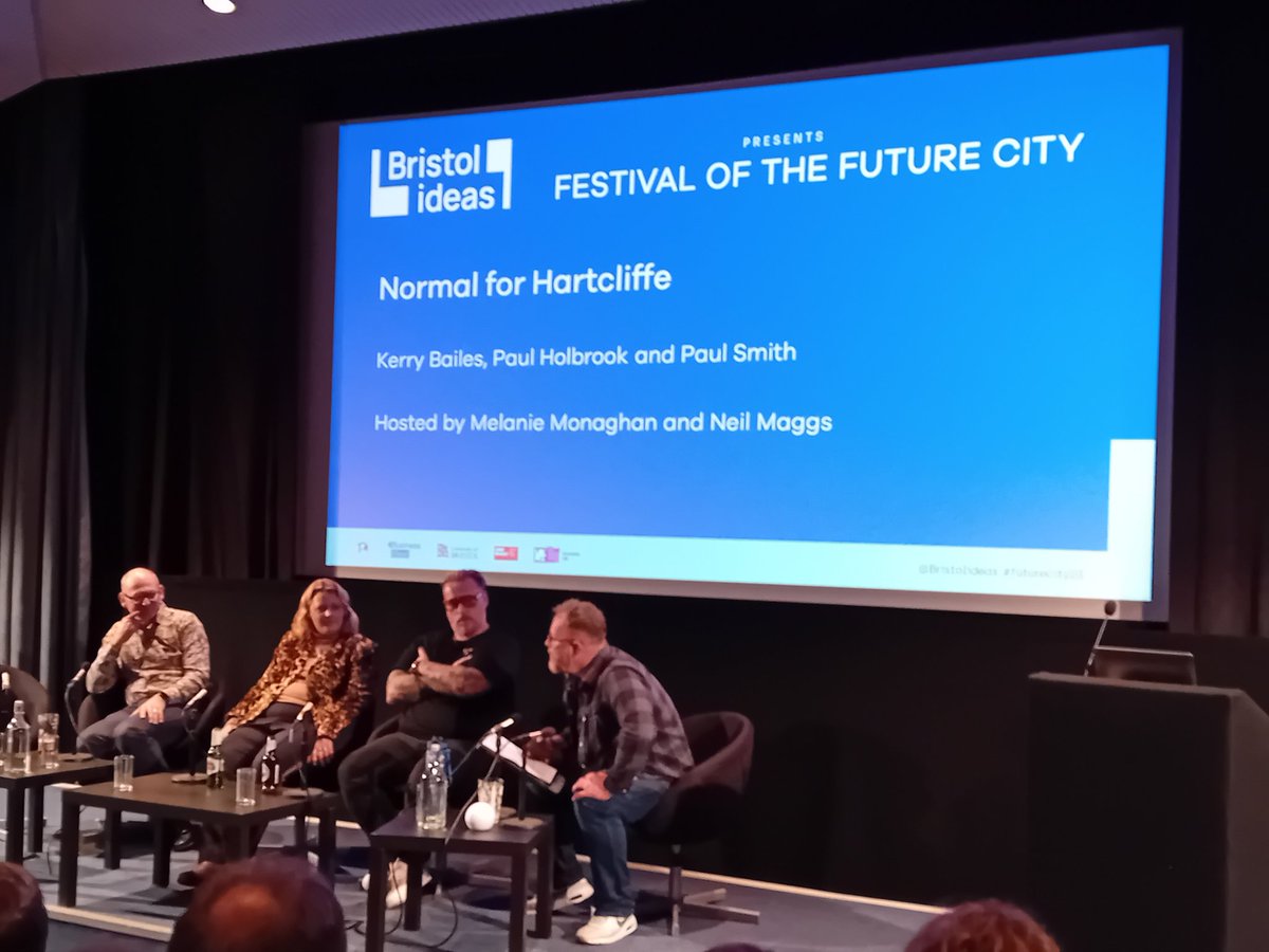 Normal for Hartcliffe Powerful film from @NeilMaggs2 With panelists @housingpaul @holbrook99 @HWCPsymes Cllr Kerry Bailes #futurecity23 @bristolideas @helenhbristol @wshed
