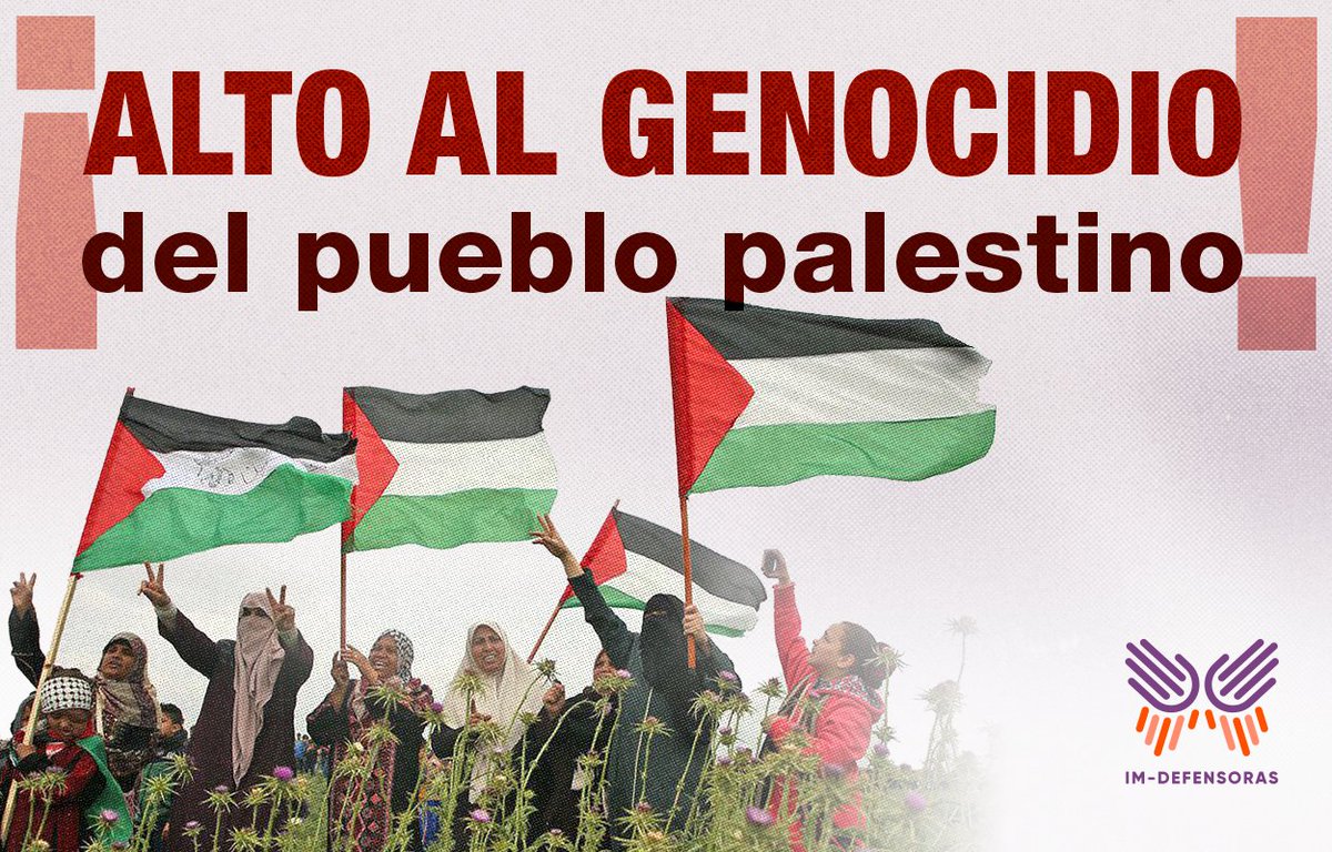 🗣️Ante el brutal agravamiento de una situación de violencia que se prolonga desde hace décadas, las defensoras mesoamericanas exigimos: ¡Alto al genocidio del pueblo palestino! 📰Lee nuestro pronunciamiento👉🏾bit.ly/3rNVprS