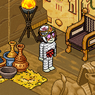 #Habbo #Habboween #HabboMummyAttack Mrs.Kurtschdaba (habbo.de)