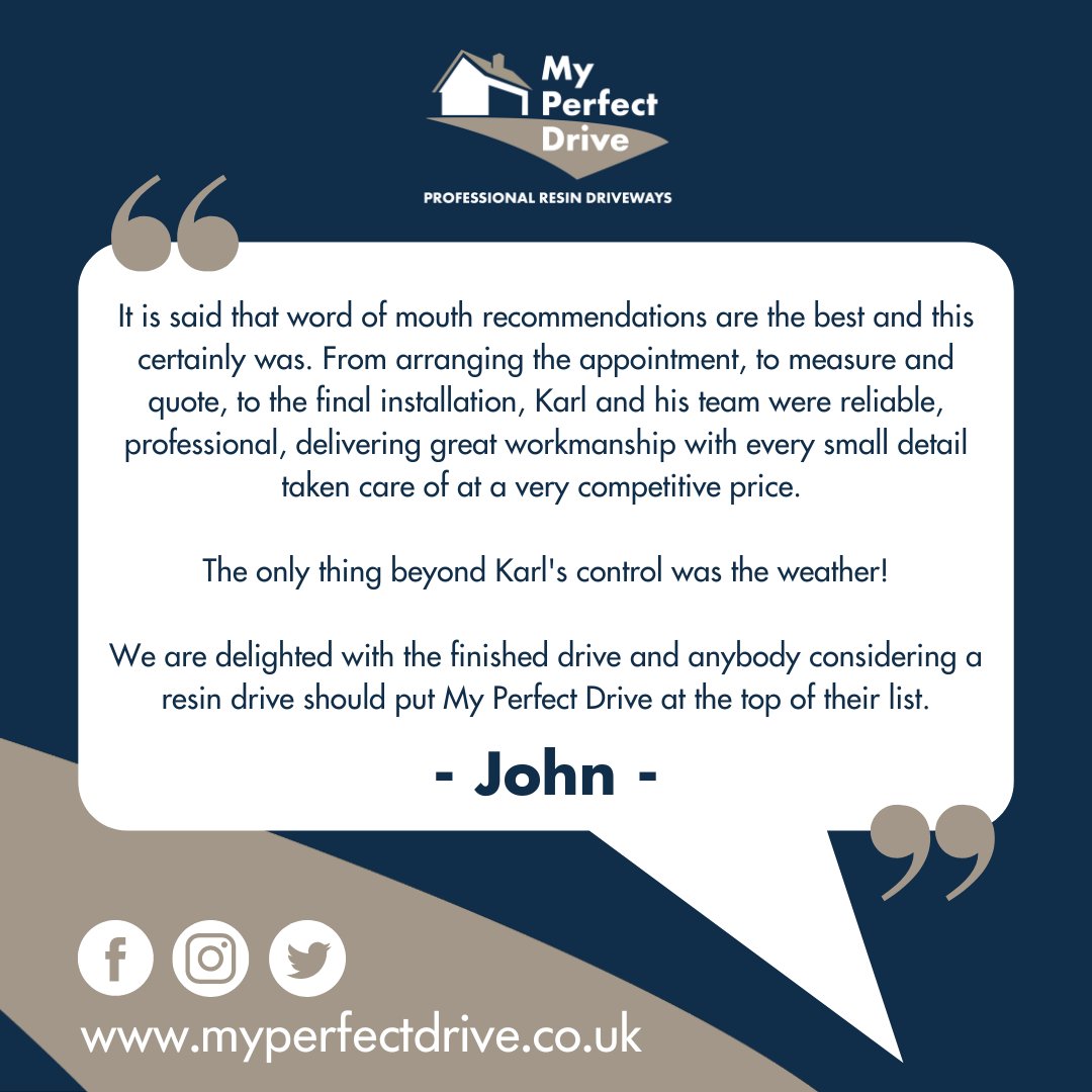 myperfectdrive's tweet photo. Yet another lovely review from one of our recent clients - John! 

We love to see feedback and reviews from our customers and would like to say a massive ‘Thank you’ to John for taking the time out of your day to leave us a review, we really appreciate it!

#MyPerfectDrive https://t.co/AZKb2gJ02T