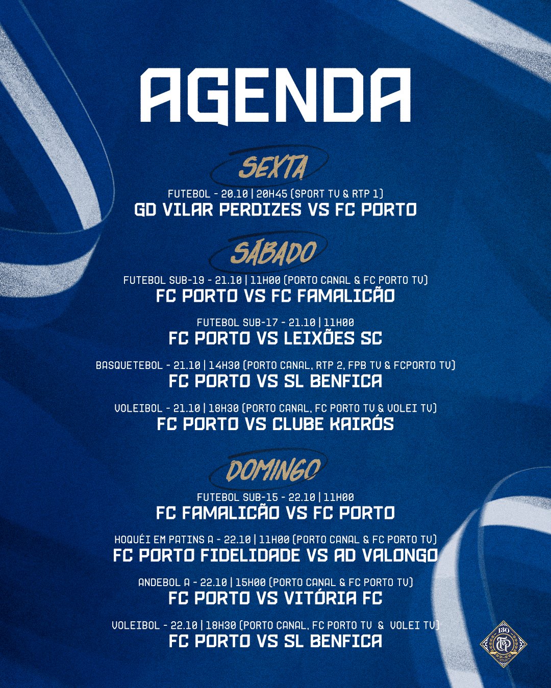 FC Porto on X: 💪 Sábado estamos #DeVolta 🐉 🔵⚪ Esperamos por