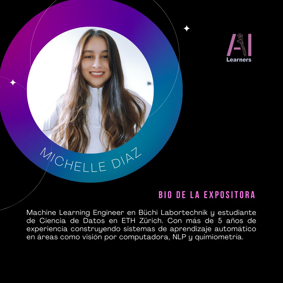 Conoce a nuestra tercera ponente: @MichDiaz_ 🥳

Michelle hablará de ataques adversariales y defensas en modelos de Deep Learning, desde los fundamentos a las aplicaciones y técnicas de defensa. 🦸‍♀️

¡Nos vemos en 10 días! meetup.com/ai-learners/ev…
