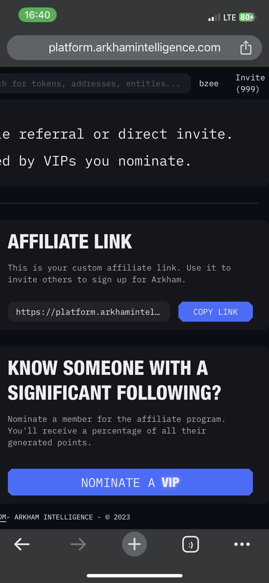 bzee01's tweet image. I was just accepted as an Arkham VIP @ArkhamIntel 💯

NEW USERS: 
- Sign up using my link platform.arkhamintelligence.com/signup?a=bzee
-Comment done 

CURRENT USERS:
- Leave a comment with your Arkham username for VIP nomination.
- RT &amp;amp; Like

I will nominate as much as possible under 48hours