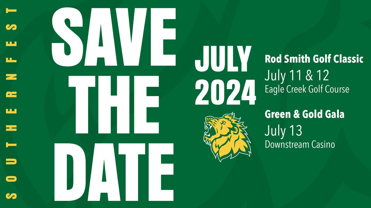 mososports's tweet photo. Dates for 2024 SouthernFest have been announced!! Mark your calendars!

📝 - https://t.co/nvABotpegp https://t.co/IAidBYQC1o
